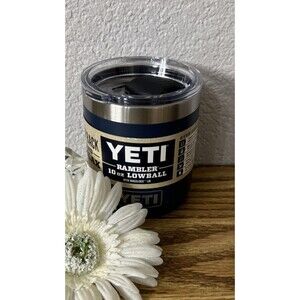 YETI Rambler Lowball 2.0 Stackable Vacuum Insulated Tumbler Navy 10 Oz